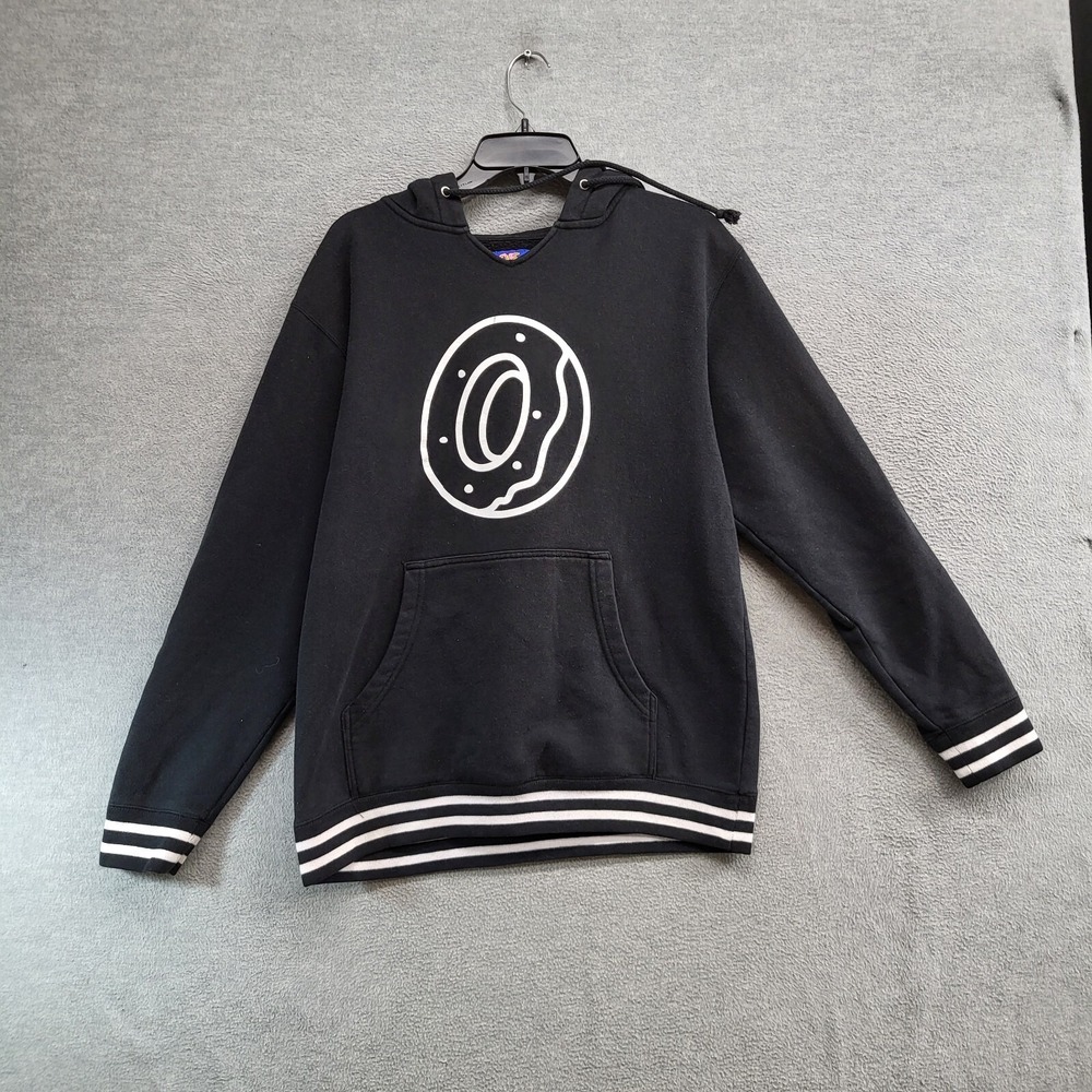 Odd Future OF‎ Women Sweatshirt Medium Black Hoodie Logo Graphic Print Pullover